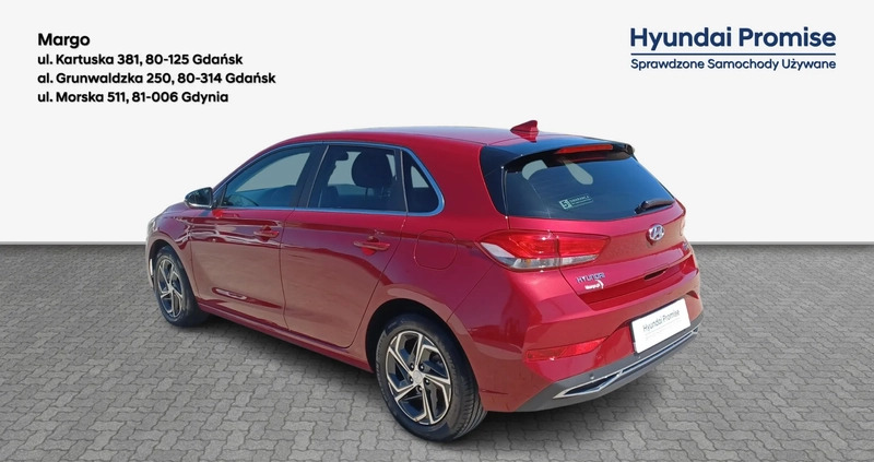 Hyundai I30 cena 79900 przebieg: 14000, rok produkcji 2022 z Szczekociny małe 232